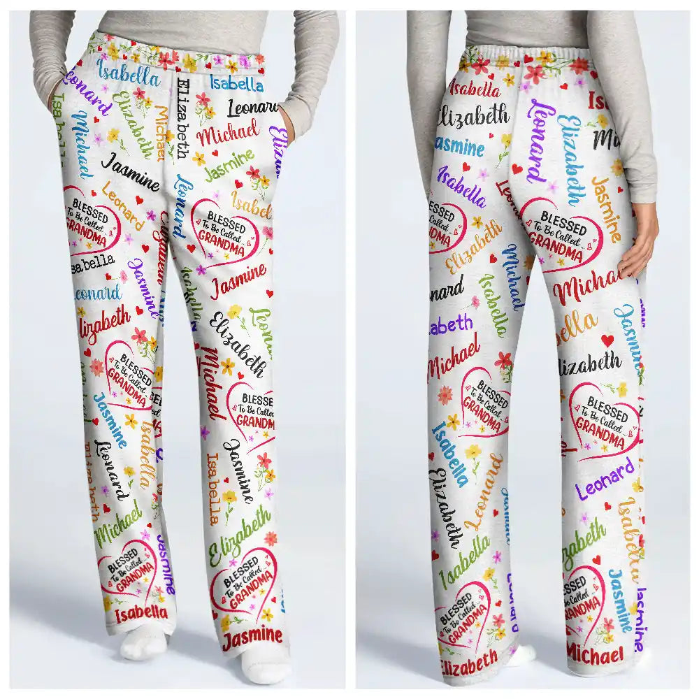 Bless To Be Called Grandma Nana Auntie - Personalized Loungewear Set