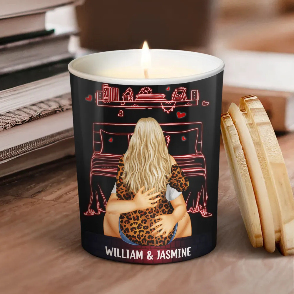 I Love You I'm Keeping You - Personalized Scented Candle With Wooden Lid