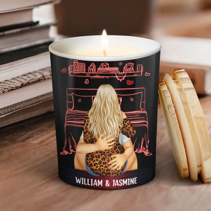 I Love You I'm Keeping You - Personalized Scented Candle With Wooden Lid