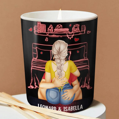 I Love You I'm Keeping You - Personalized Scented Candle With Wooden Lid