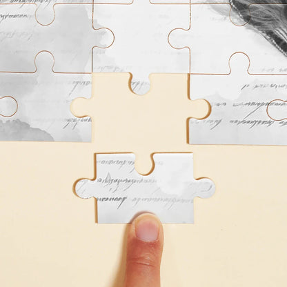 Custom Photo Couple I Love You To Pieces - Personalized Jigsaw Puzzle