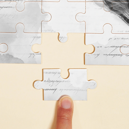 Custom Photo Couple I Love You To Pieces - Personalized Jigsaw Puzzle