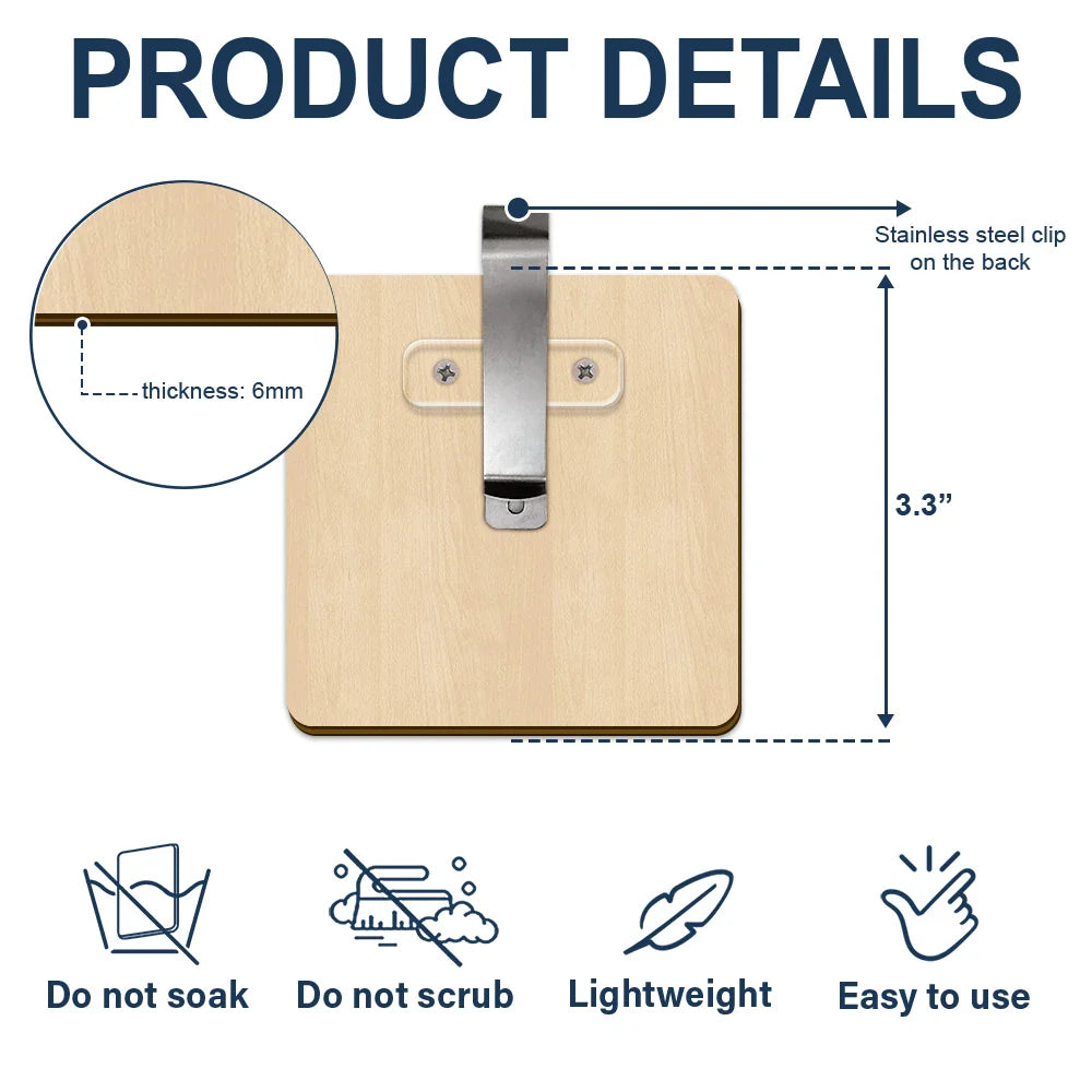 Kissing Couple Drive Safe I Need You Here With Me - Personalized Custom Shaped Car Visor Clip