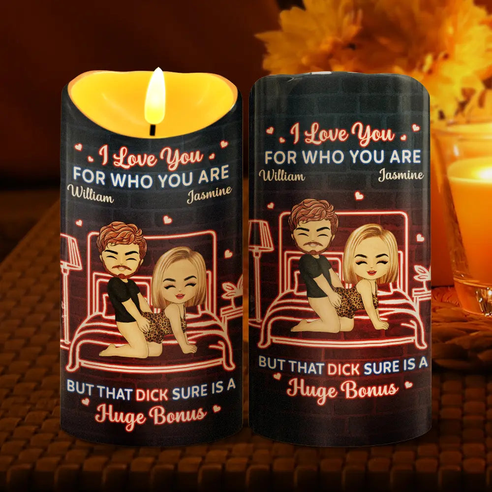Roses Are Red The Morning Is Foggy - Personalized Flameless LED Candle