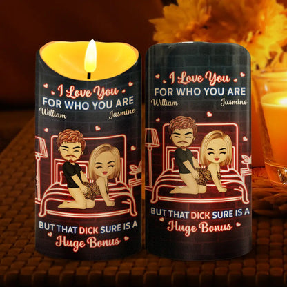 Roses Are Red The Morning Is Foggy - Personalized Flameless LED Candle