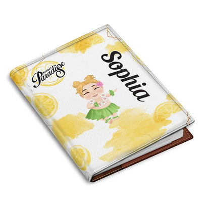 Hula Dancing Passport To Paradise - Personalized Passport Cover, Passport Holder