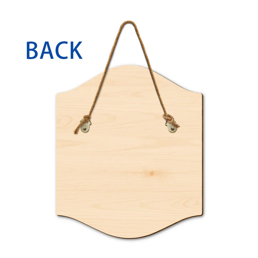 Rhymes With Camping - Personalized Custom Shaped Wood Sign