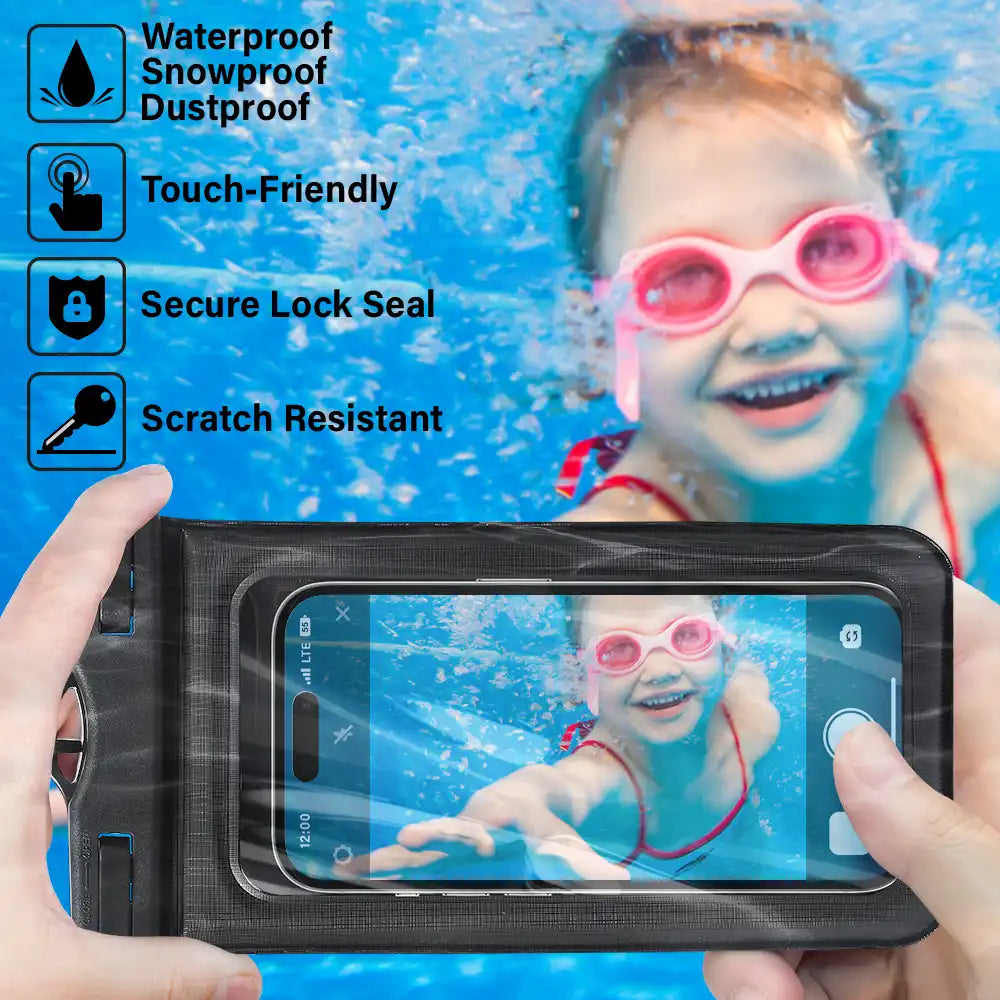 Flamingo Girls Trip - Personalized Waterproof Phone Pouch