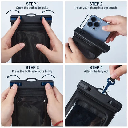 Flamingo Girls Trip - Personalized Waterproof Phone Pouch