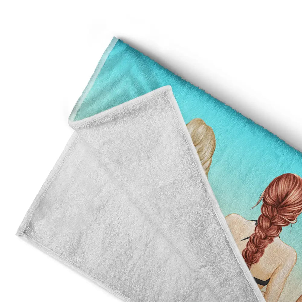 Trip In Progress - Personalized Beach Towel