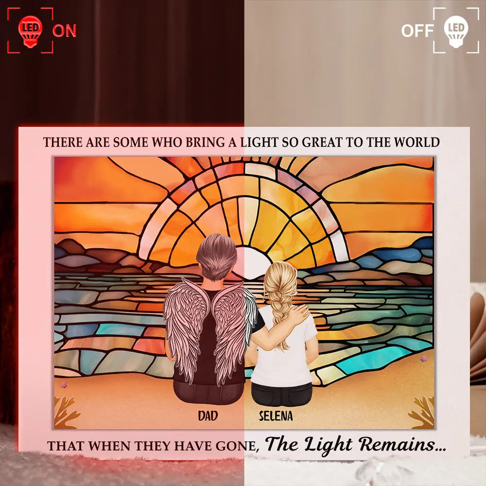 The Light Remains - Personalized Custom Shaped Light Box