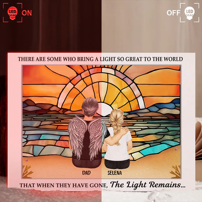 The Light Remains - Personalized Custom Shaped Light Box