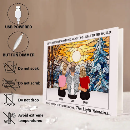 The Light Remains - Personalized Custom Shaped Light Box