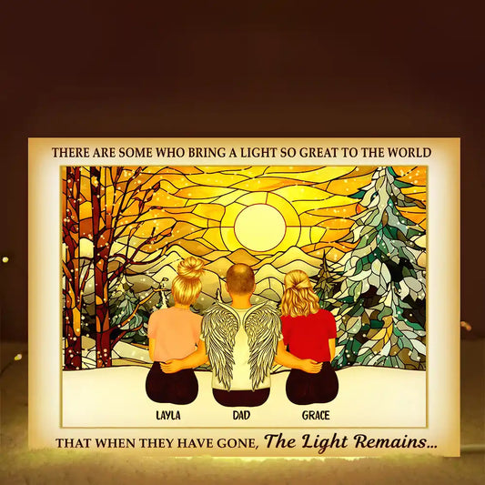 The Light Remains - Personalized Custom Shaped Light Box