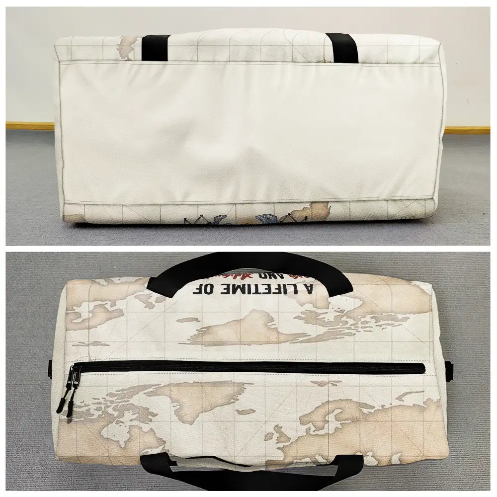 Camping Couple A Lifetime Of Love & Adventure - Personalized Duffle Bag