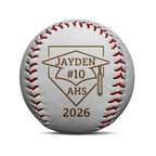 Custom Photo Pencil Sketch Graduate Senior School Baseball Lover - Personalized Baseball, Softball
