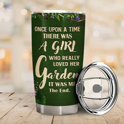 Once Upon A Time Gardening - Gift For Garden Lovers - Personalized Custom Tumbler