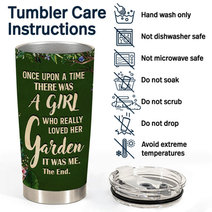 Once Upon A Time Gardening - Gift For Garden Lovers - Personalized Custom Tumbler