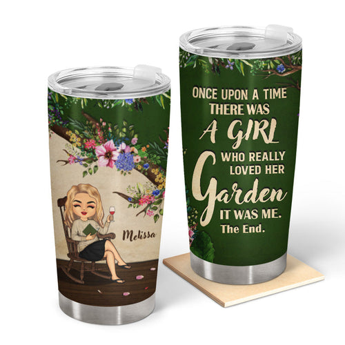 Once Upon A Time Gardening - Gift For Garden Lovers - Personalized Custom Tumbler