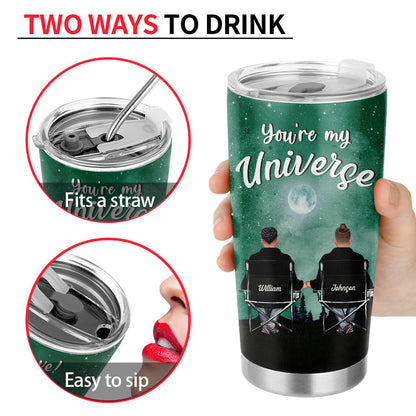 You're My Universe - Gift For Couples - Personalized Custom Tumbler