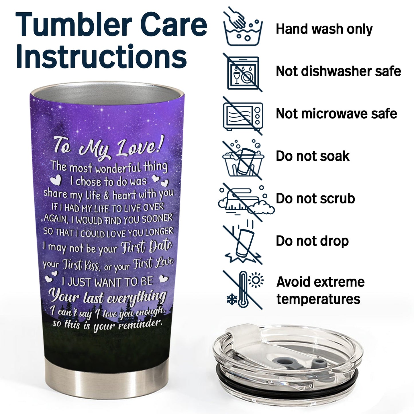 You're My Universe - Gift For Couples - Personalized Custom Tumbler