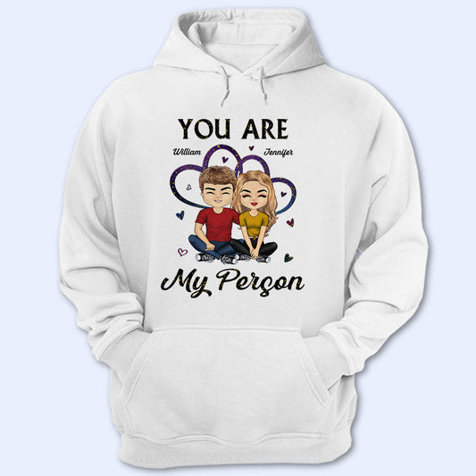 Chibi Couple Heart Together Since - Personalized Custom Hoodie