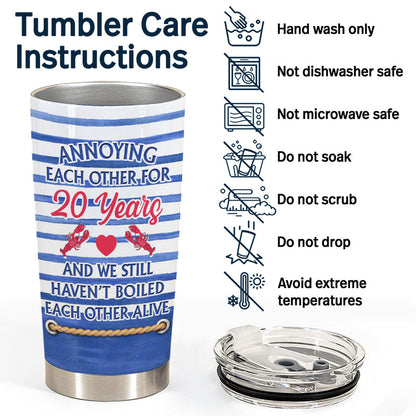 Haven't Boiled Each Other - Gift For Couples - Personalized Custom Tumbler