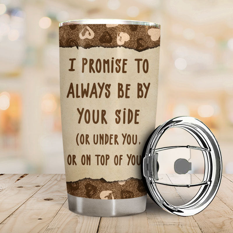 Chibi Couple Always By Your Side - Personalized Custom Tumbler