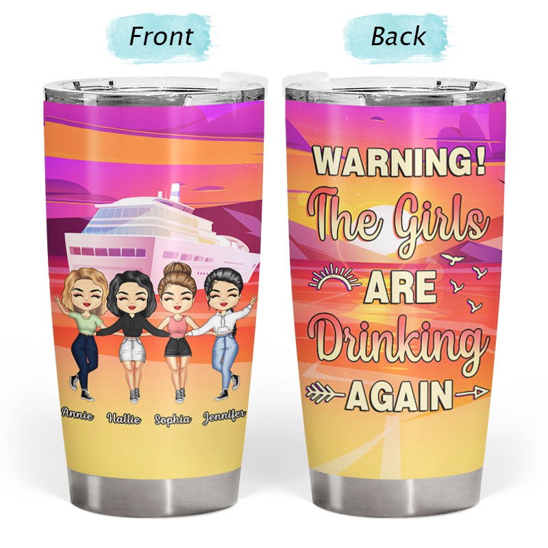 Cruise Bestie Life Is Better On A Cruise - Personalized Custom Tumbler
