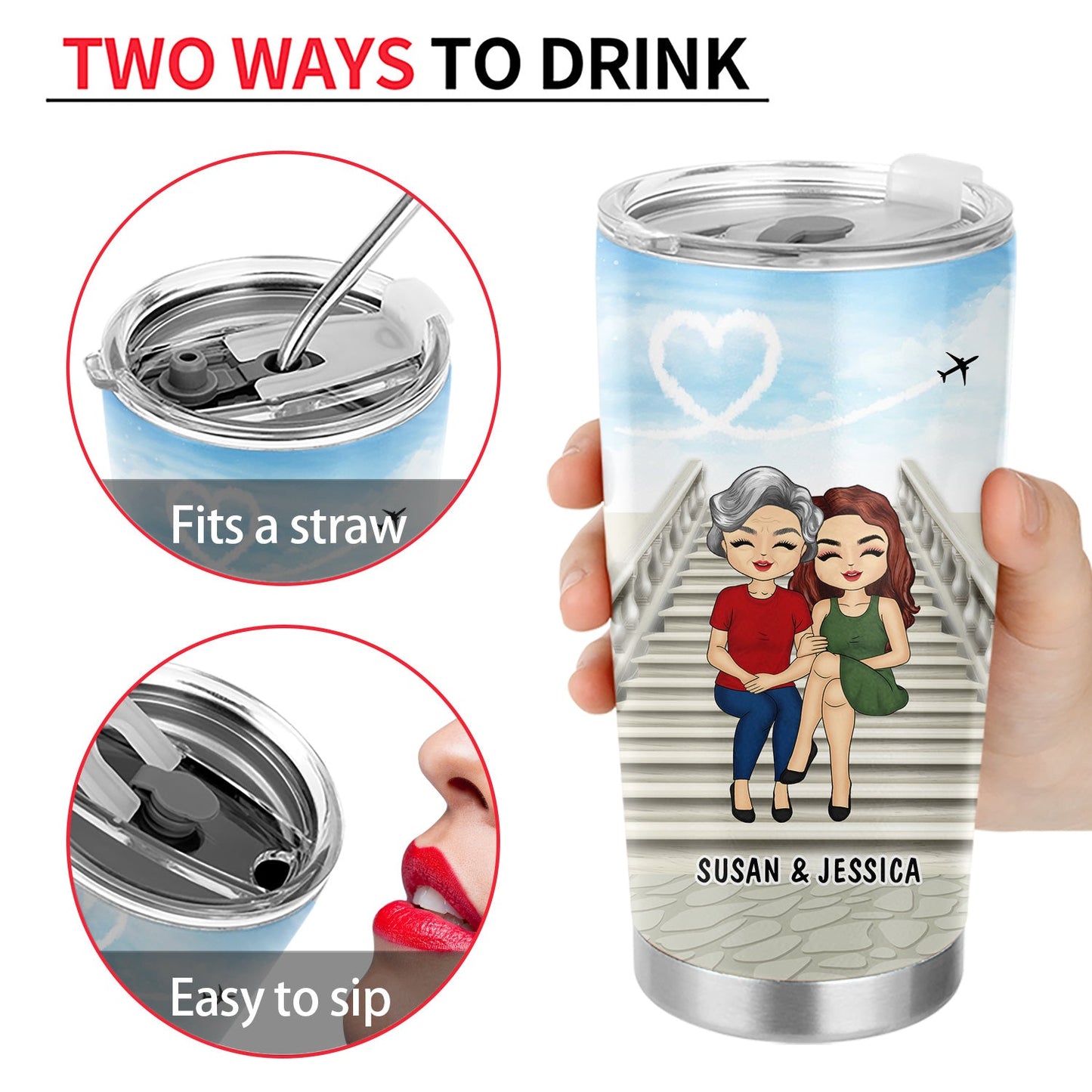 Let's Start With Forever - Gift For Couples - Personalized Custom Tumbler