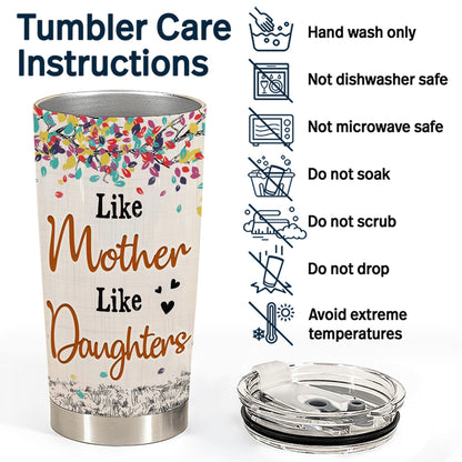 Mother & Children Like Mother Like Daughter - Gift For Mother - Personalized Custom Tumbler