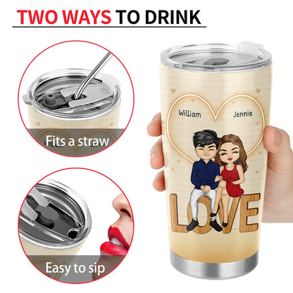 Couple Having You As A Wife - Mother Gift - Personalized Custom Tumbler
