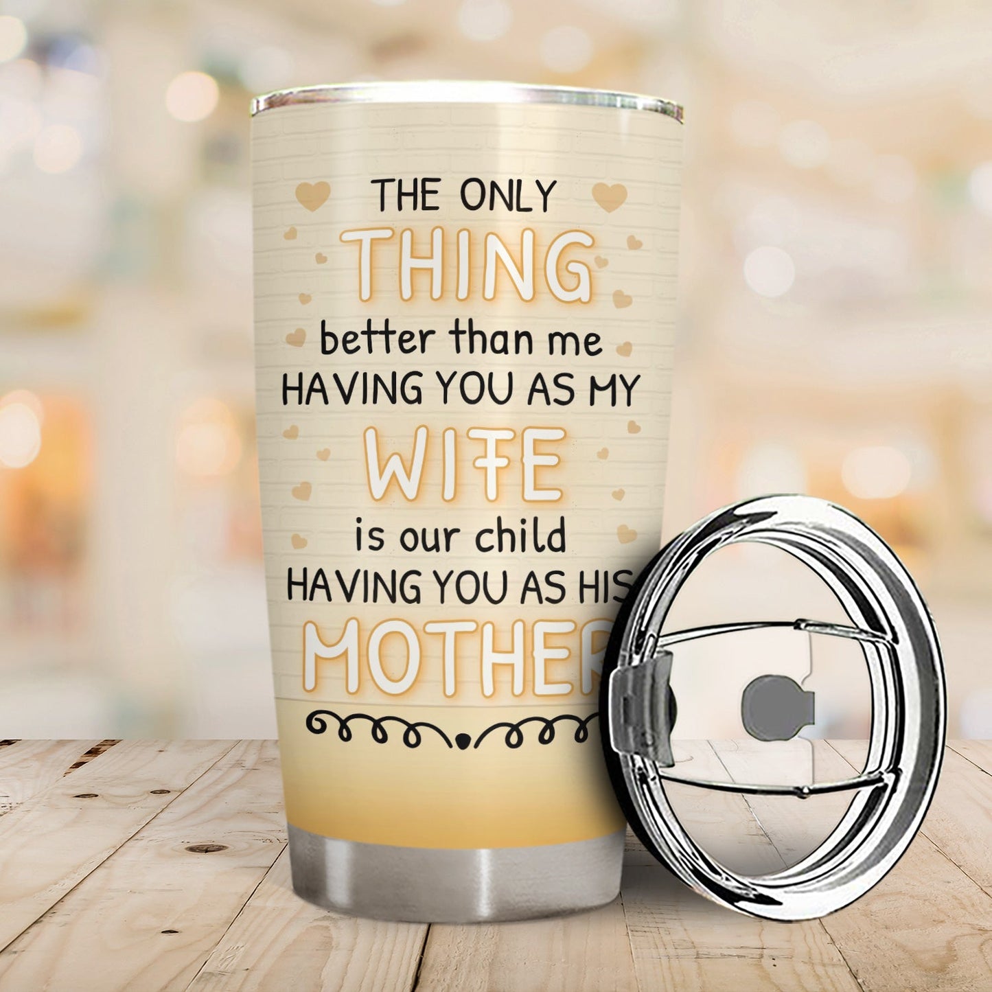 Couple Having You As A Wife - Mother Gift - Personalized Custom Tumbler