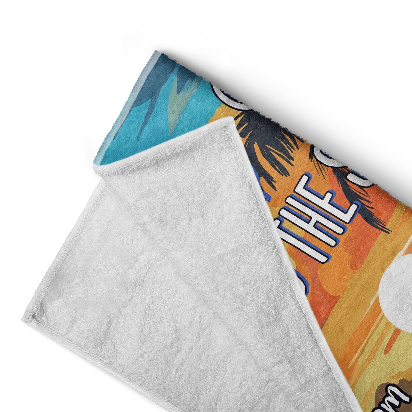 Beach Couple You And Me And The Sea - Gift For Couple, Beach Lovers - Personalized Custom Beach Towel