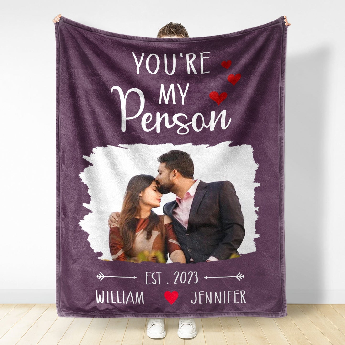 Custom Photo Couples You Are The Best Thing - Gift For Couples - Personalized Fleece Blanket