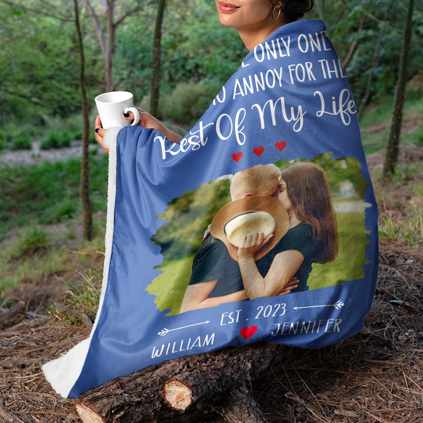 Custom Photo Couples You Are The Best Thing - Gift For Couples - Personalized Fleece Blanket