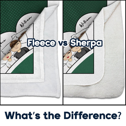 Life Saving Body Heat - Gift For Couples - Personalized Fleece Blanket