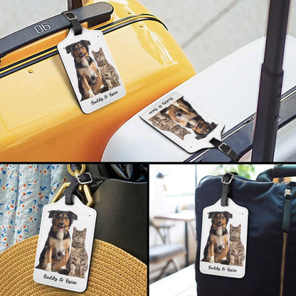 Custom Photo, Photo Tag - Gift For Traveling Lovers - Personalized Luggage Tag
