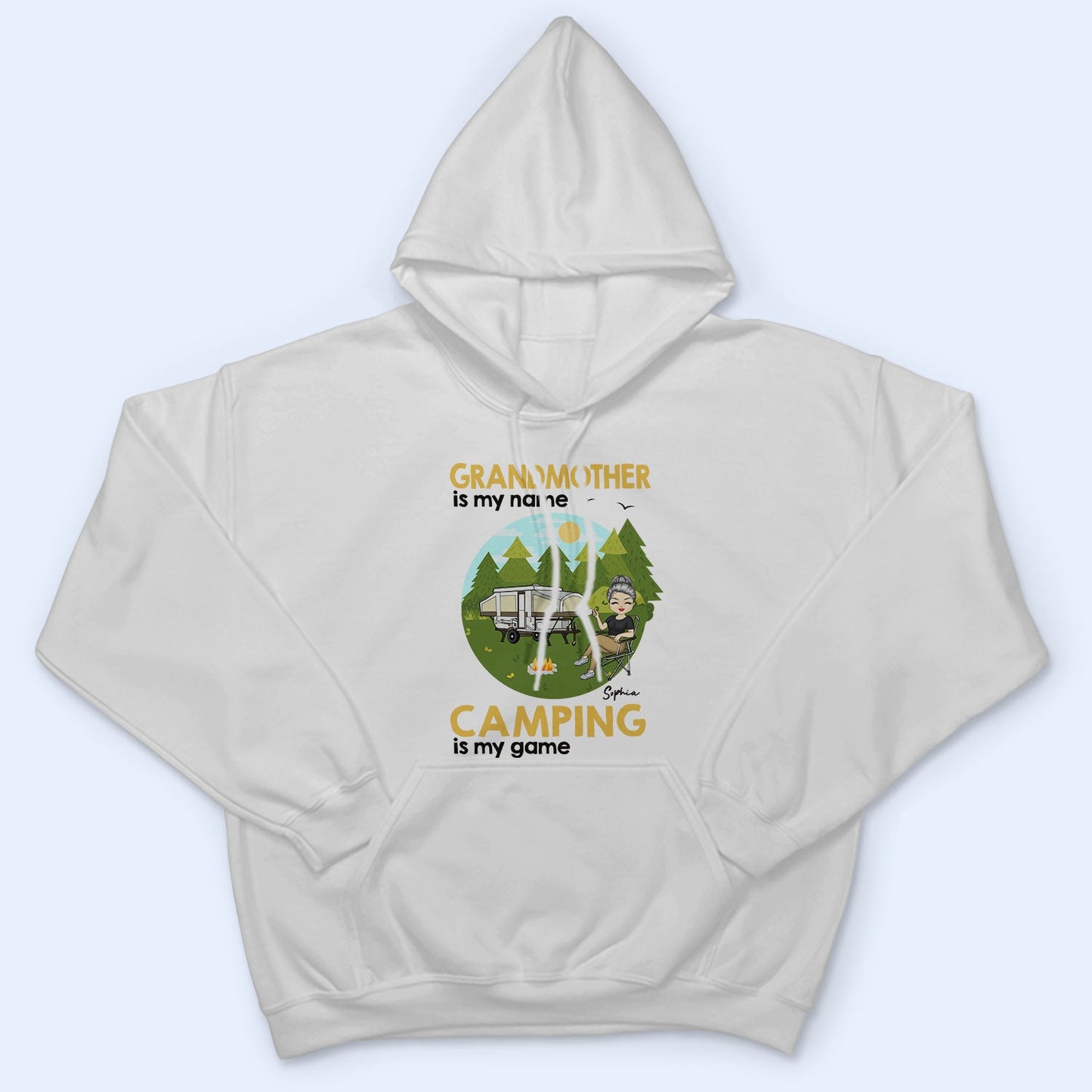 Camping Is My Game - Gift For Grandma And Mother - Personalized T Shirt