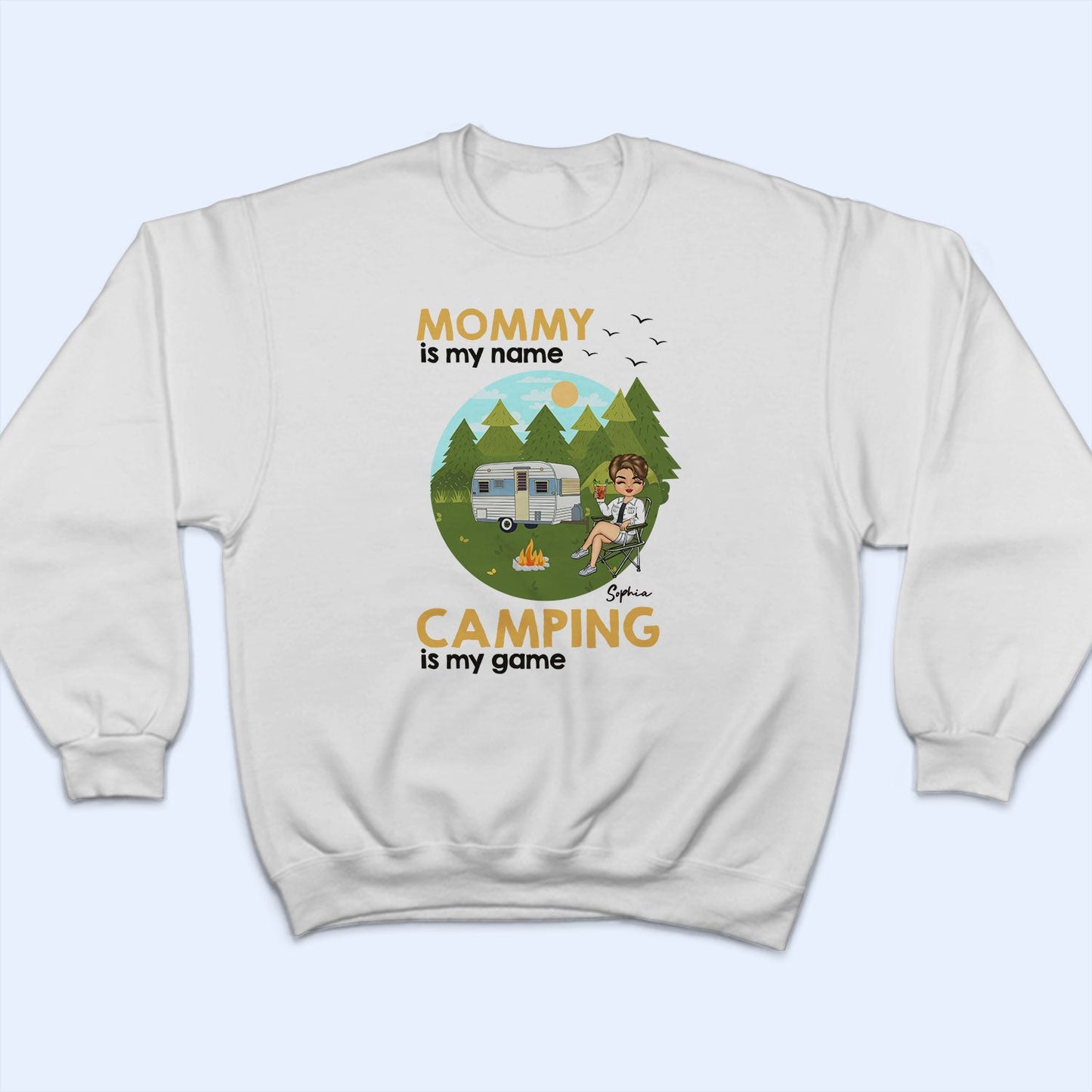 Camping Is My Game - Gift For Grandma And Mother - Personalized T Shirt
