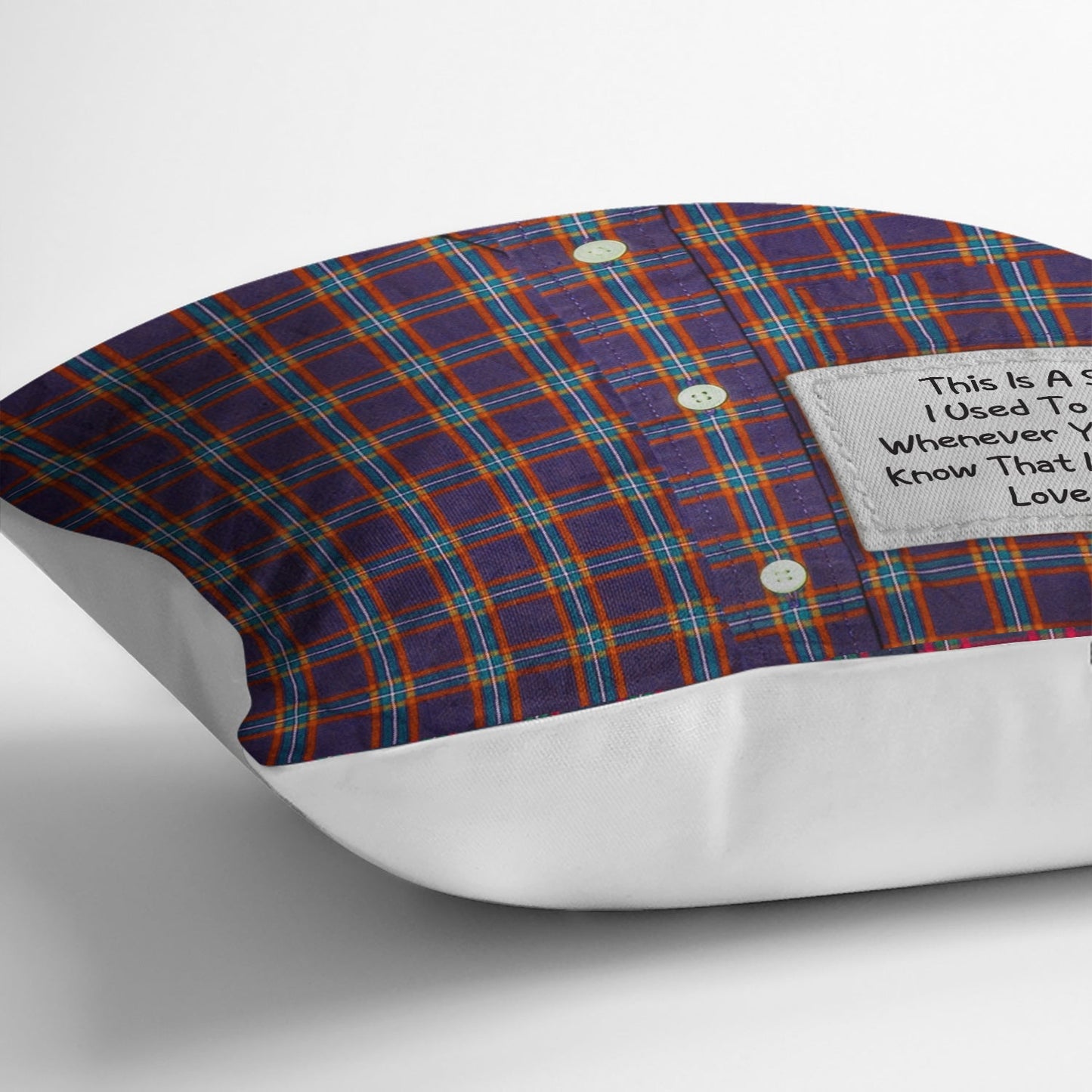 Custom Photo Memorial This Is The Shirt I Used To Wear - Memorial Gift For Family - Personalized Pillow