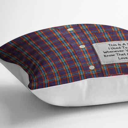 Custom Photo Memorial This Is The Shirt I Used To Wear - Memorial Gift For Family - Personalized Pillow