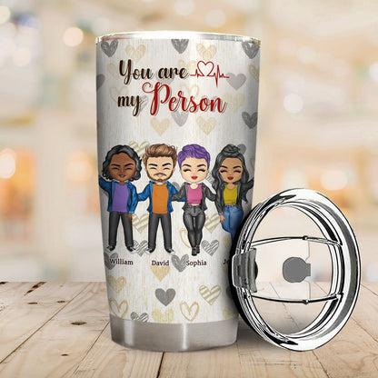 Only True Friends Will Leave Footprints In Your Heart - Gift For Best Friends - Personalized Custom Tumbler