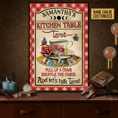 Tarot Psychic Readings Kitchen Table Custom Poster