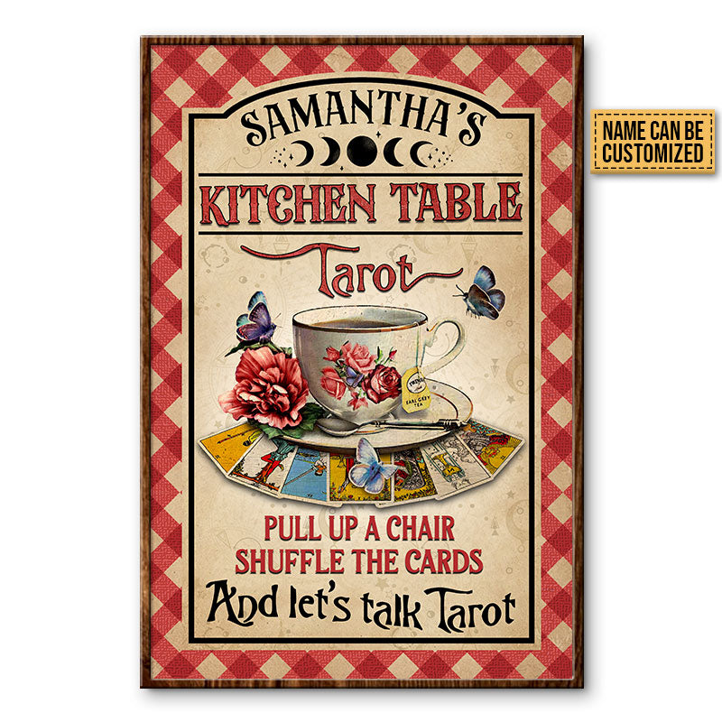 Tarot Psychic Readings Kitchen Table Custom Poster