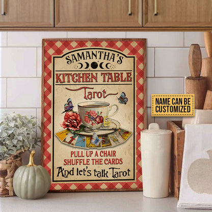 Tarot Psychic Readings Kitchen Table Custom Poster