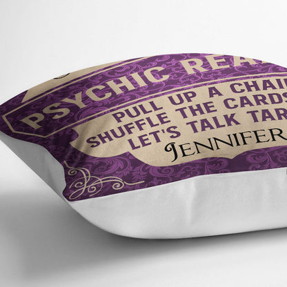 Tarot Psychic Readings Let's Talk Tarot - Personalized Custom Pillow
