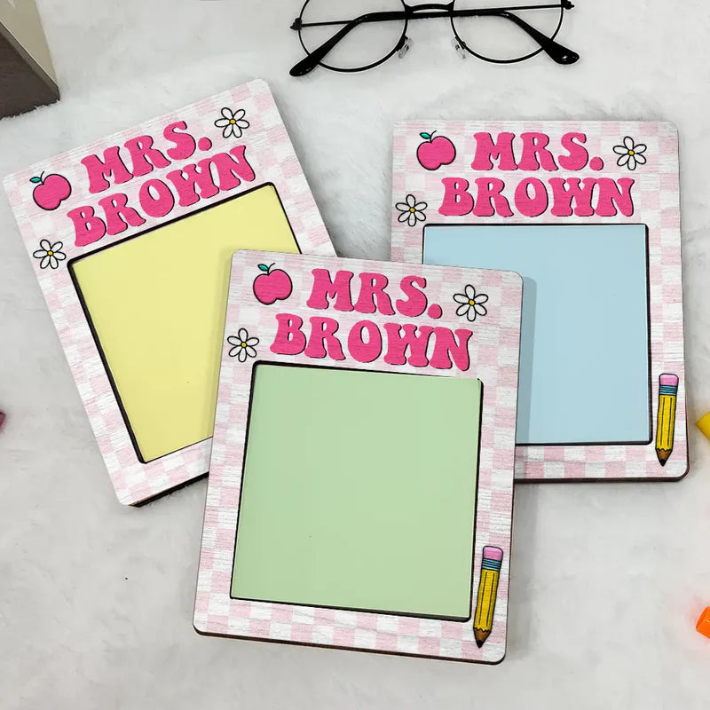 Thank You For Being Such An Important Part - Personalized Sticky Note Pad Holder