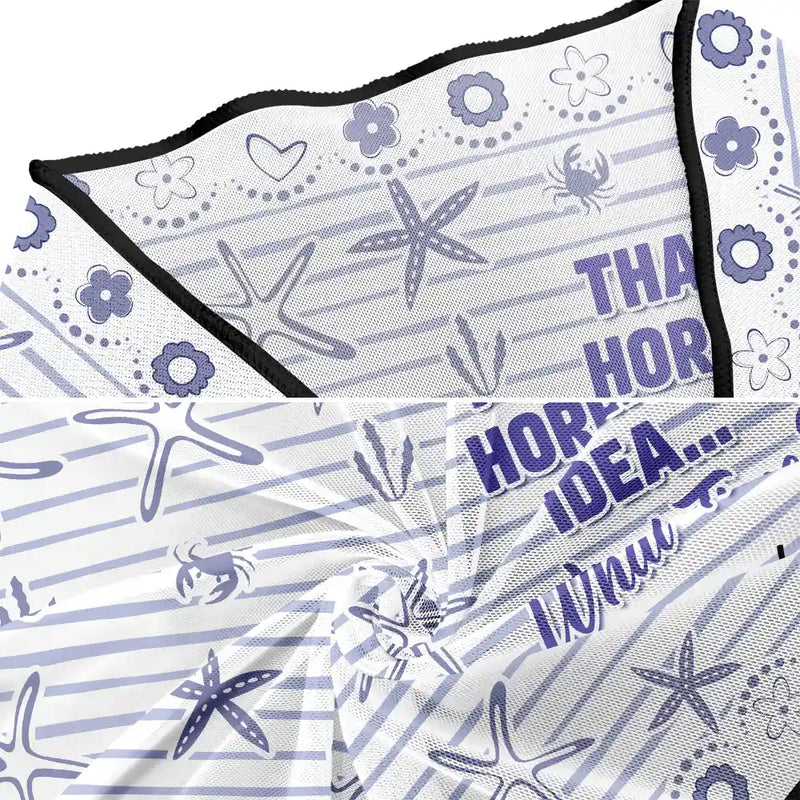 That's A Horrible Idea What Time - Personalized Short Sarong Swimwear Cover Ups