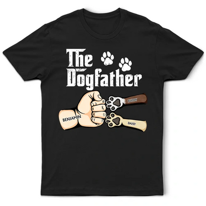 The Dogfather Hand Punch Colorful Art - Personalized T Shirt Shirts & Tops The Next Custom Gift